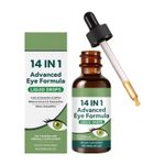 Eye Health Supplement with Lutein, 14 in 1 Advanced Eye Formula Drops