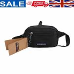 Hot Waist Bag Hiking Mini Bag 1 L Capacity Hip Pack Black  UK