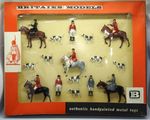 BRITAINS VERY RARE MINT BOXED UNUSED 1962 LEAD HUNT MEET SET No.9655 SUPERB