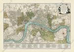 Antique map LONDON WESTMINSTER historical plan Bowles 1800 wall art print poster