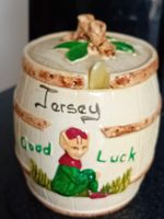 Jersey pixie good luck jam marmalade pot with inner & spoon 60s 70s