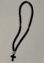 100 knot Greek Russian Orthodox Prayer Rope Komboskini chotki (red beads)