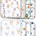 Next to Me Crib Sheets 4-Pack – 100% Cotton Fitted Sheets (83 x 50 cm) Multibuy