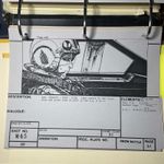 Star wars storyboards Empire Strikes Back movie props Hoth Luke Skywalker art X1