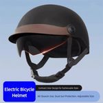 Bike Helmet wth Glass Adult MTB Road Bicycle E-Bike Safety Unisex Helmet Visor