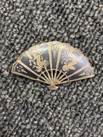 Vintage Siam Sterling Silver Niello Brooch Authentic Thai Jewelry Traditional