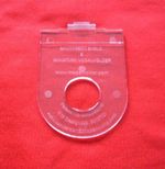 POCKET MEDAL HOLDER HANGER ( POCKET SHIELD ) MINIATURE SIZE.