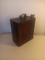 1938 Shell Motor Spirit. 2 Gallon Petrol Can. Brass Cap. Vintage Collectable 