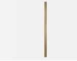 Solid White Oak 1.5 m Full Newel Post 90x90mm Plain Square Edge