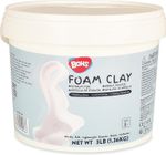 BOHS Air-Dry Modelling Clay White 1.36kg Foam Clay Pro Self-Hardening No Bake