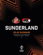Programme : Sunderland v AZ Alkmaar - UEFA Europa League - 16 September 2026