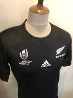 NEW ZEALAND ALL BLACKS RUGBY UNION SHIRT SIZE - MEDIUM