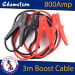 800 amp Jump Cables Car Vehicle Booster Jumper leads - 2yr warranty
