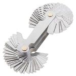 55 Degree Thread Pitch Gauge Imperial & Metric Tool for Measuring Nuts Bolts.