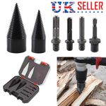 42mm Firewood Drill Bit Wood Cone Hex Shank Wood Log Splitter Screw Splitting A