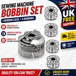 Sewing Machine Metal Bobbin Case Holder Universal Fit Most Brands UK