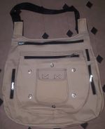 Falconry Arab Bag, Hunting Xtra large Bag 20inches Big, New Cream