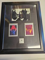 BLACK SABBATH Cross Purposes World Tour 1994 Access Pass Guitar Pick Framed Rare