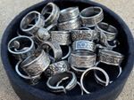 Wholesale Stainless Steel Spoon Ring Lot | 2 Rings