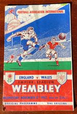 England v Wales - Home international  November 12th 1952