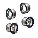 Raptor 700 660 Front Rear Wheels Beadlock 10x5 and 9x8 Alba Racing PB 41