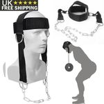 Head Harness Neck Trainer Exercise Training Builder WeightLifting Adjustable UK