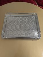 New Silver Etched Tray With a Moroccan Inspired Design for A Luxurious Look