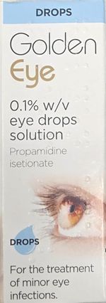 Golden Eye Drops 10ml | For The Treatment of Minor Eye Infections | Eye Solution
