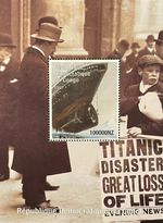 Titanic 1997 MNH stamp sheet