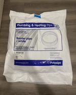 Polypipe Barrier Pipe Coil 15mm x 50m Polybutylene White FIT5015B