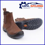 XPERT DEFIANT STEEL TOE-CAP & MIDSOLE DEALER BOOT LEATHER WATER RESISTANT BROWN