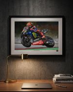 FABIO QUARTARARO A3 Limited edition print by Greg Tillett MotoGP Poster