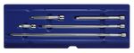 E05ST Cornwell Tools USA Made E05ST 5pc 1/4” Drive Chrome Knurled Exten