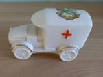 WW1 CRESTED CHINA CORONA AMBULANCE: KETTERING CREST