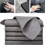 5 Pack Microfiber Cleaning Cloths Lint Free Glass Dish Polishing Rag 30x30cm
