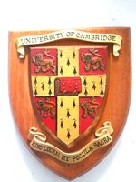 University of Cambridge Mess Plaque or Shield Beautifully Hand Restored