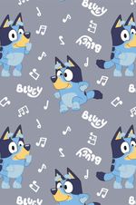 Official Licensed Bluey Design Bed Throw Super Soft Blanket 100 x 150cm 