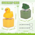 Key Button Frog Croaking Fidget Toy Fidget Keychain Adult