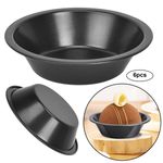 6 Pack Non-Stick Mini Individual Round Pie Tins Quiche & Tart Dishes Baking Set 