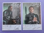 🏁 Mercedes- AMG Petronas F1 - 2021 Driver Cards - x 2 🏁 