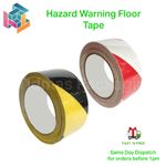Hazard Warning Floor Tape Pvc Self Adhesive Rolls  50mm x33m Lane Marking Tape