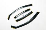 4PCS WIND RAIN TINTED BLACK DEFLECTORS WINDOW SHEILD FOR BMW E60 5 SERIES IE07