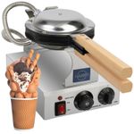 HAXRO Bubble Waffle Maker Fun Kitchen Appliance Non-Stick Plates Golden Crispy