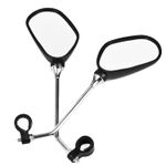 2 X PAIR BIKE BICYCLE MOBILITY HANDLEBAR MIRROR REFLECTORS CYCLE MIRRORS GLASS