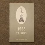 1963 ISLE OF MAN TT RACES - BP PUBLICATION PB BOOK - 56 PAGES