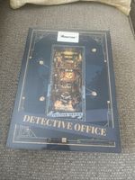 Detective Office DIY book nook miniature kit with touch sensitive lights SQ-03