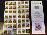 USA 1st class 3 adhesive Booklets of love Stamps 95, 60 1st class $39.60 Postage