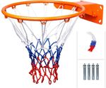 Heavy Duty Basketball Hoop Outdoor Indoor School Gym Club Net Training Hoop 
