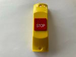 Bus Coach Surface Mounted Bell Press Push Switch - Yellow with Braille