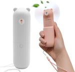 Mini Handheld Fan Portable Power Bank Hold Desk Cooler Cooling USB Rechargeable